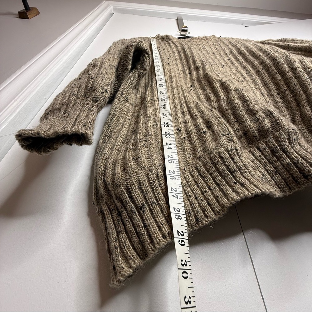 Album by Kenzo Wool Knit Tan and Brown Metallic Pullover Sweater - Small - Picture 6 of 6